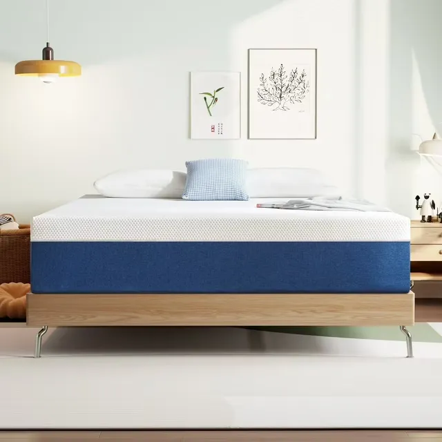 Serta 10" Queen Medium Tight Top Cooling Gel Memory Foam Mattress - Fiberglass Free