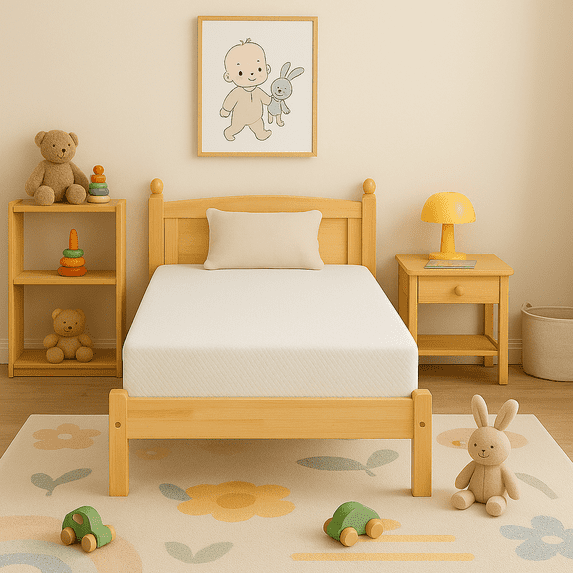 Atlas Mattress 8" Gel Memory Foam Mattress Breathable Cover Medium Firmness