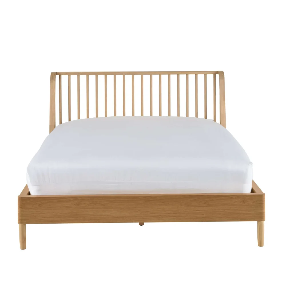 Better Homes & Gardens Lillian Spindle Bed, Queen, Natural Pine Finish - Image 2