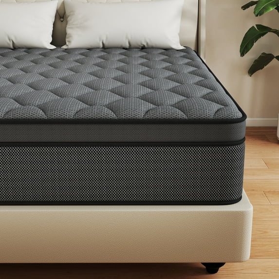 CICIMLU Queen Mattress 12 inch Hybrid Gel Memory Foam & Pocket Innerspring, Pressure-Relief, Medium Firm Mattress