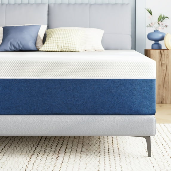 King Size Mattress, Telino 12 inch King Memory Foam Mattress in a Box with Breathable Cover