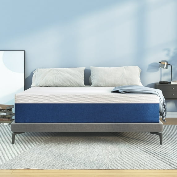 Queen Mattress, 12" Memory Foam Mattress in a Box, Pocket Spring Mattress with Cooler Sleep and Pressure Relief, 60"*80"
